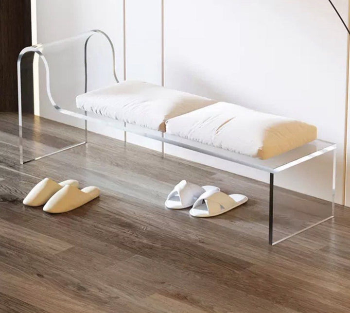 MIRABELLE Modern Acrylic Bench