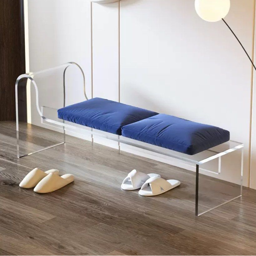 MIRABELLE Modern Acrylic Bench