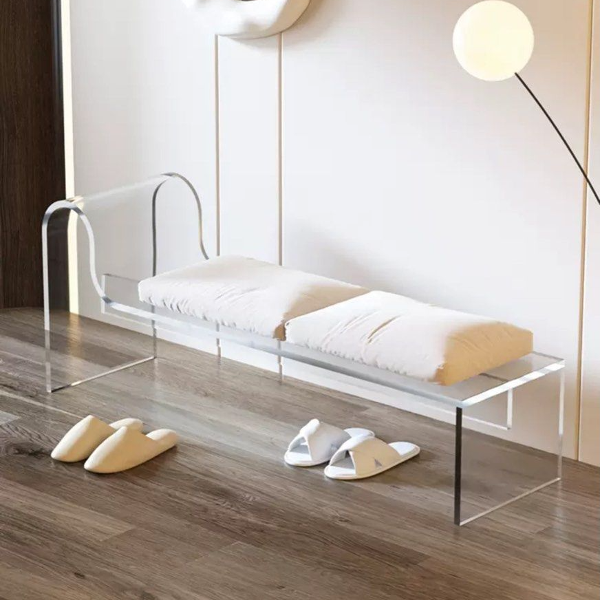 MIRABELLE Modern Acrylic Bench