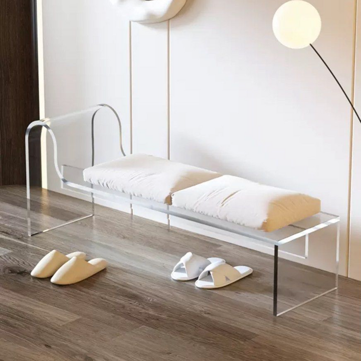 MIRABELLE Modern Acrylic Bench