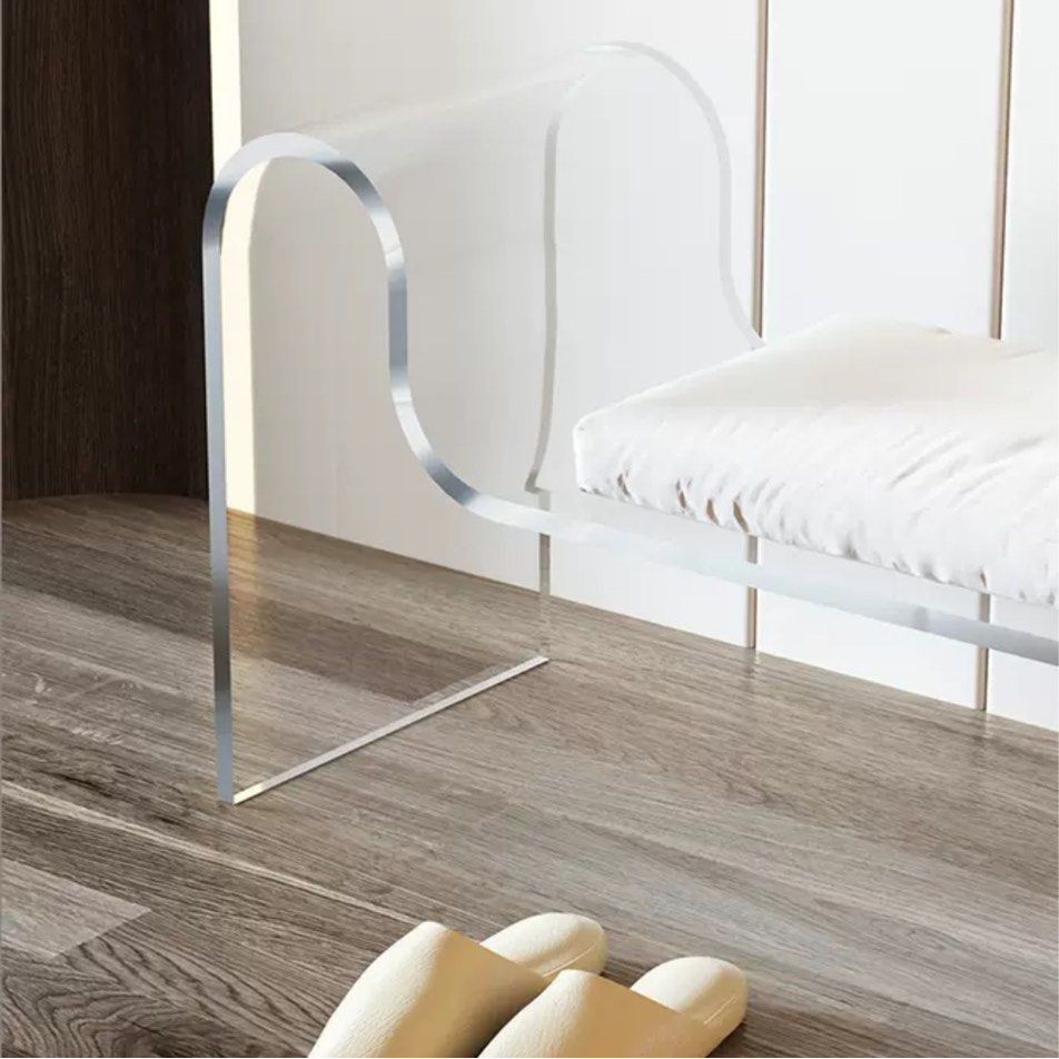 MIRABELLE Modern Acrylic Bench