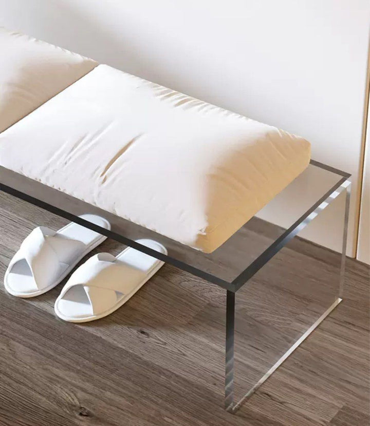 MIRABELLE Modern Acrylic Bench