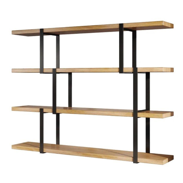 HEITOR Industrial Solid Wood Display Shelf
