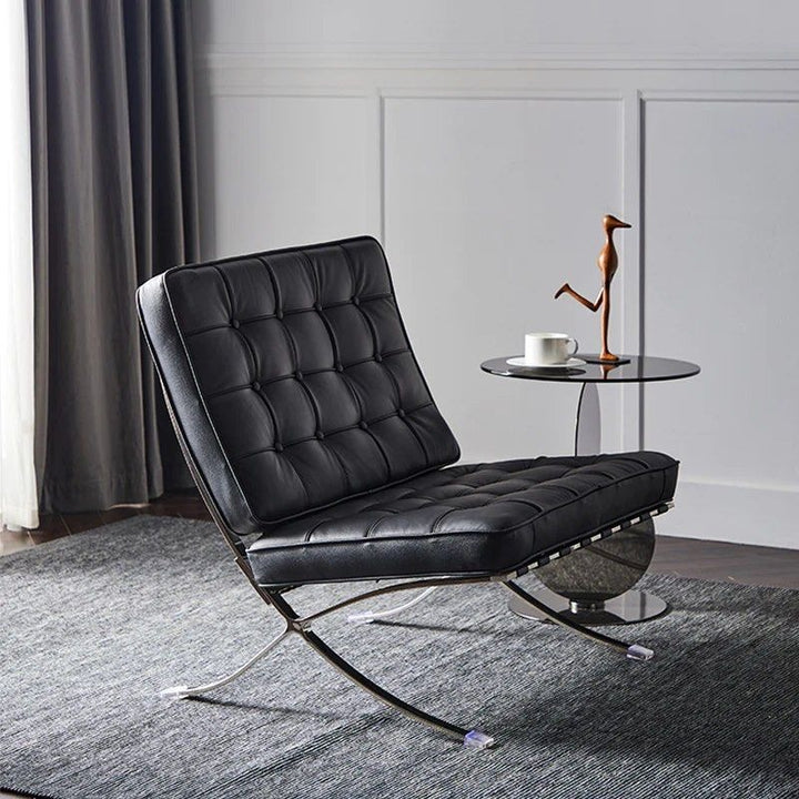 MAGNUS leather Armless Settee