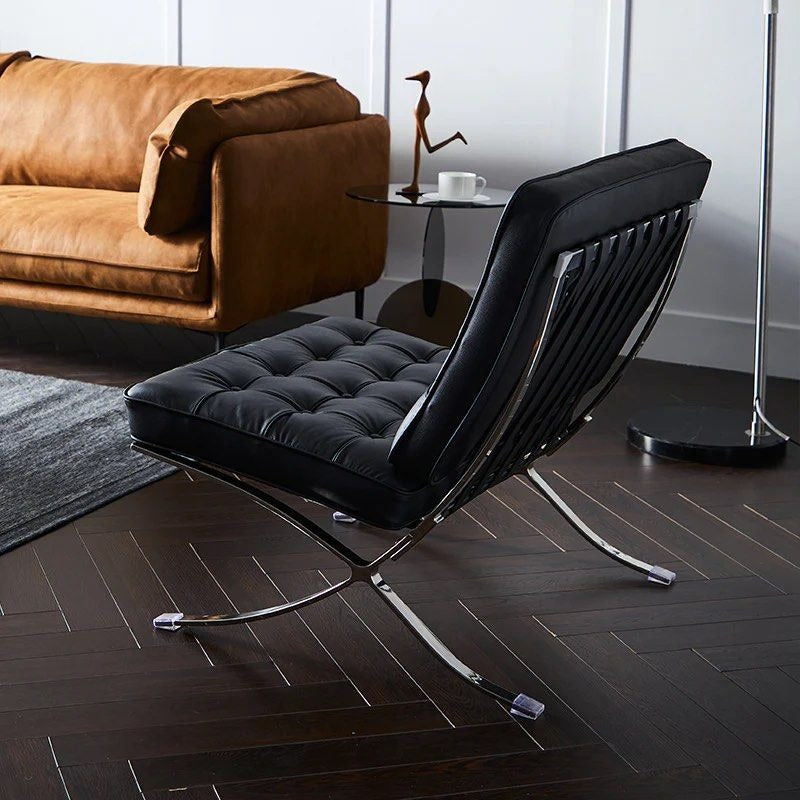 MAGNUS leather Armless Settee