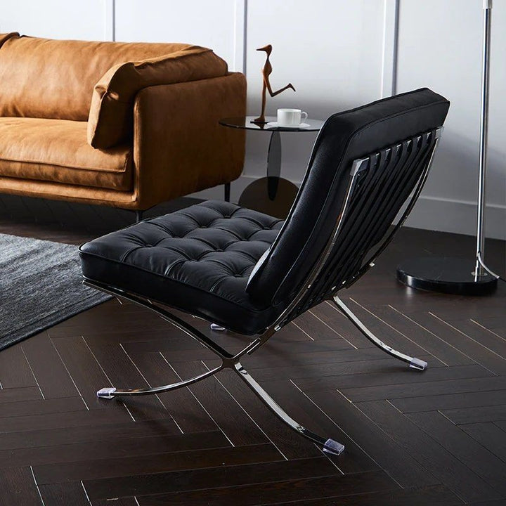 MAGNUS leather Armless Settee