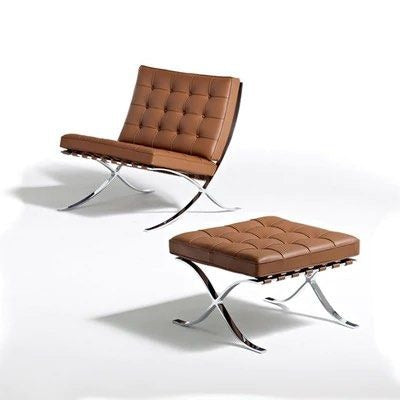 MAGNUS leather Armless Settee