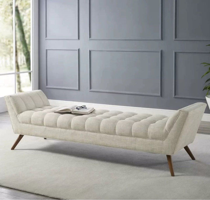RENAUD Victorian Fabric Bench