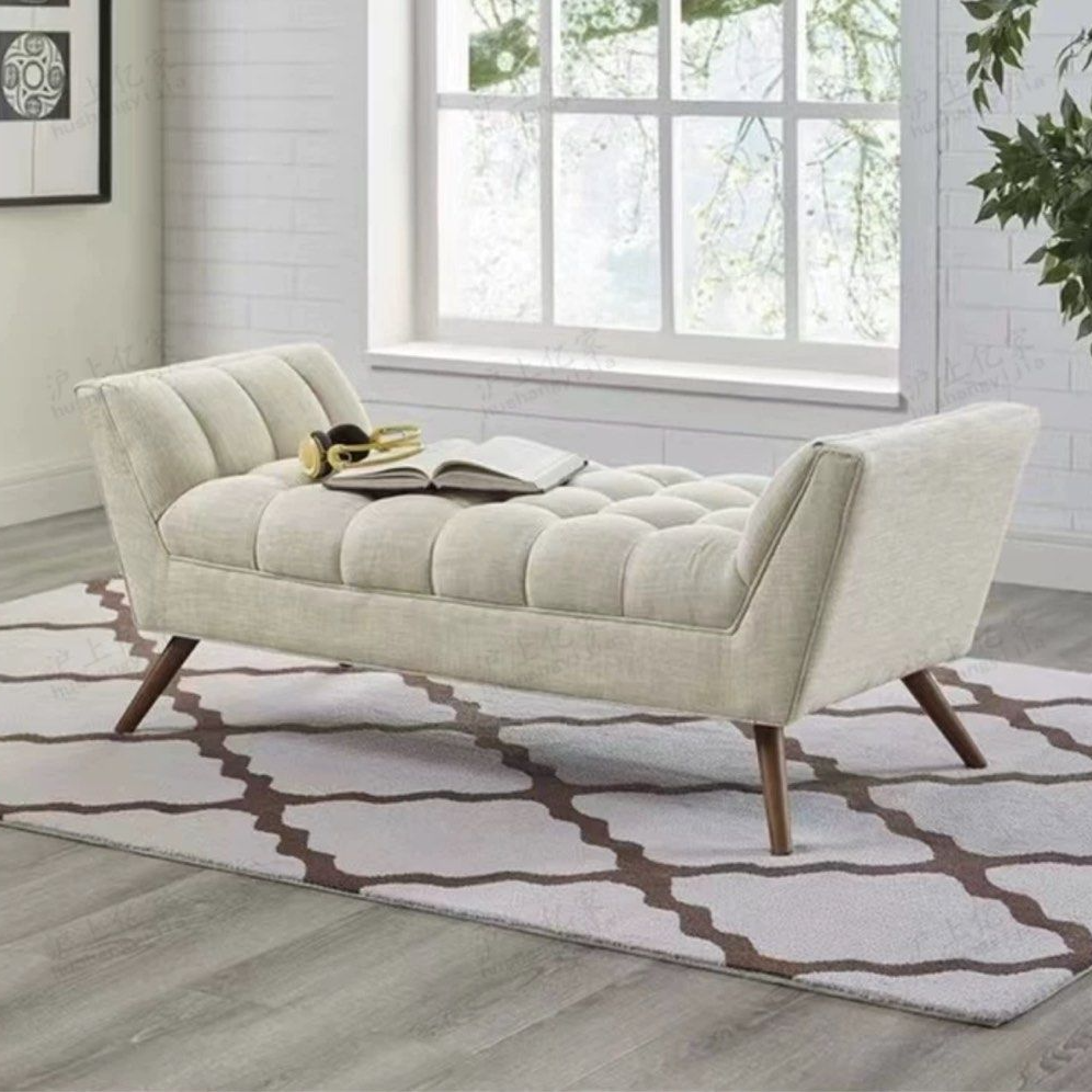 RENAUD Victorian Fabric Bench