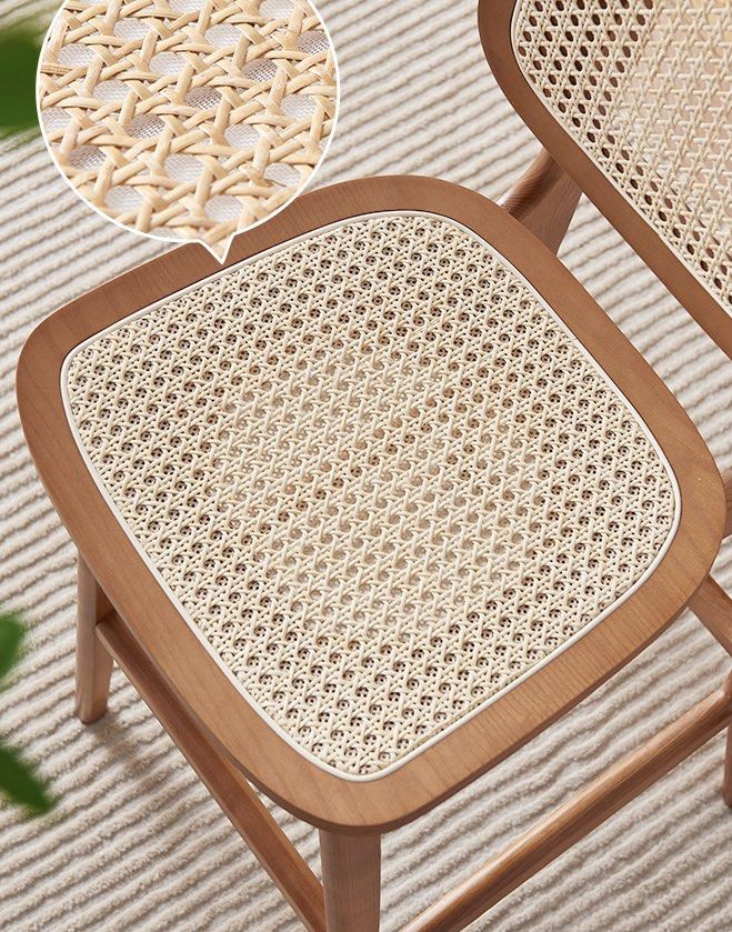 GARCIE Japandi Solid Wood Bar Stool