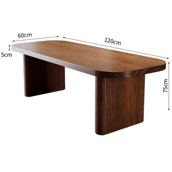LOVON Rustic Solid Wood Dining Table
