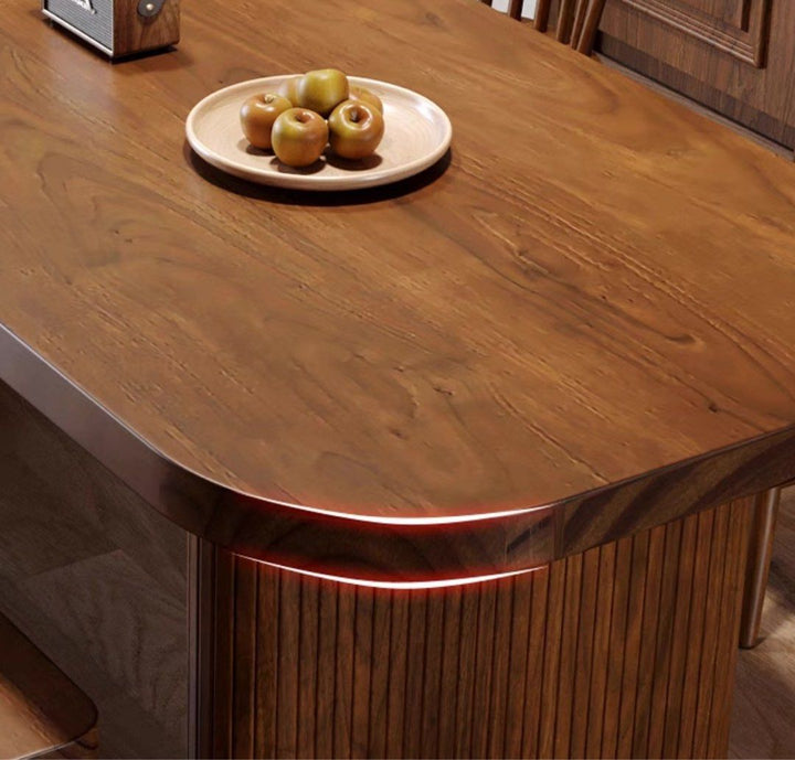 LOVON Rustic Solid Wood Dining Table