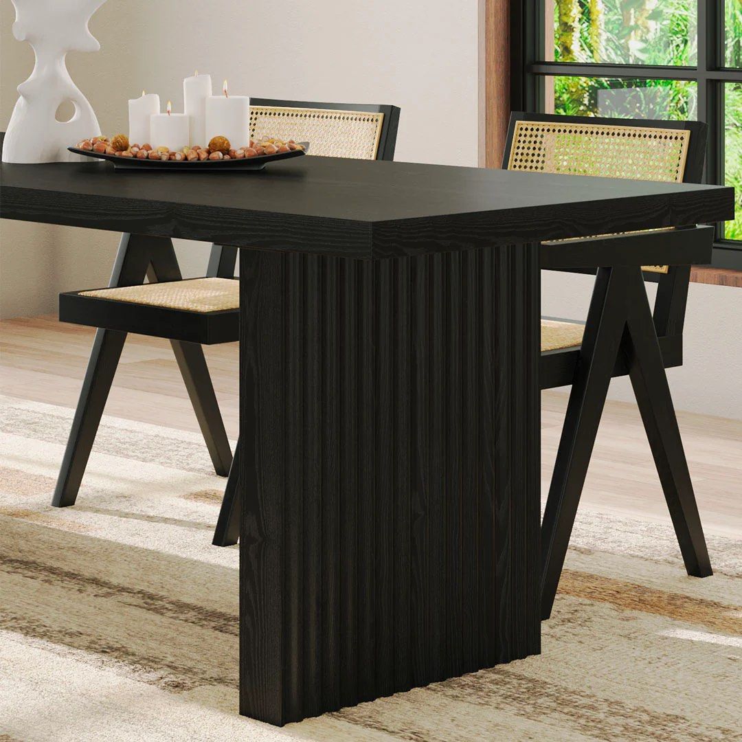 MOZEL Modern Solid Wood Dining Table