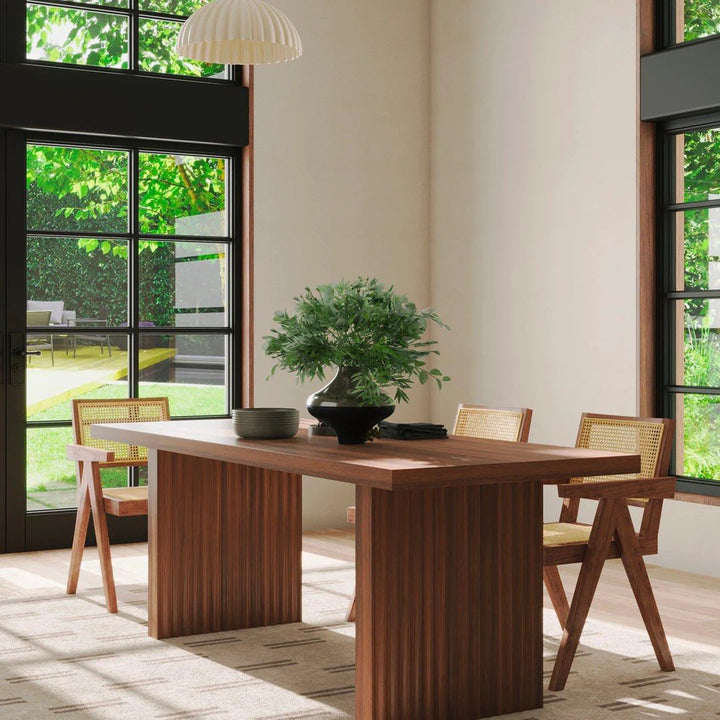 MOZEL Modern Solid Wood Dining Table
