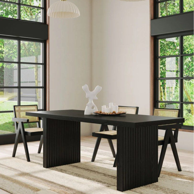 MOZEL Modern Solid Wood Dining Table