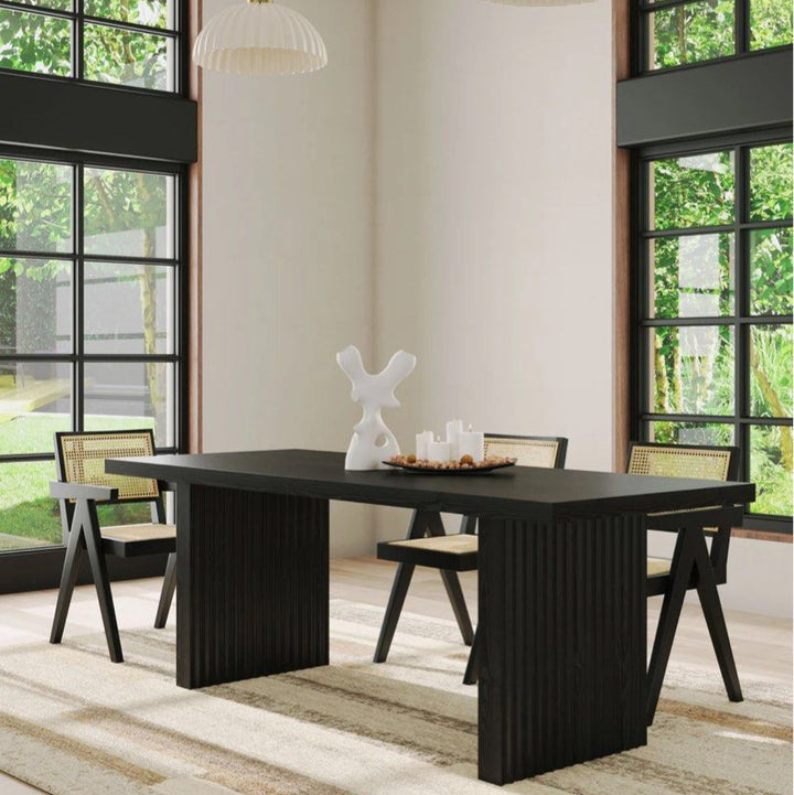 MOZEL Modern Solid Wood Dining Table