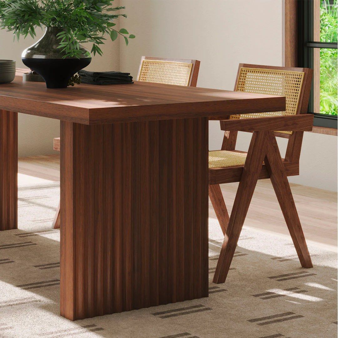 MOZEL Modern Solid Wood Dining Table