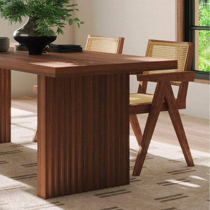 MOZEL Modern Solid Wood Dining Table