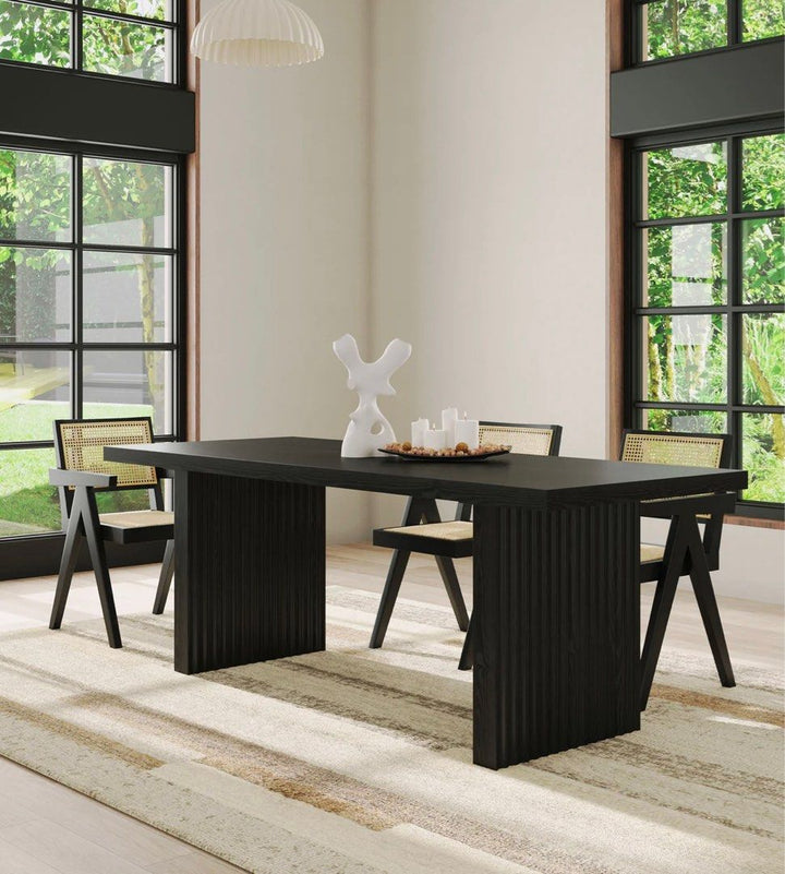 MOZEL Modern Solid Wood Dining Table