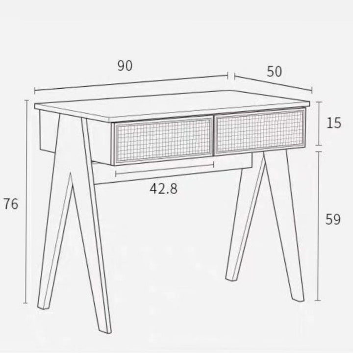 ARLO Rustic Solid Wood Work Desk