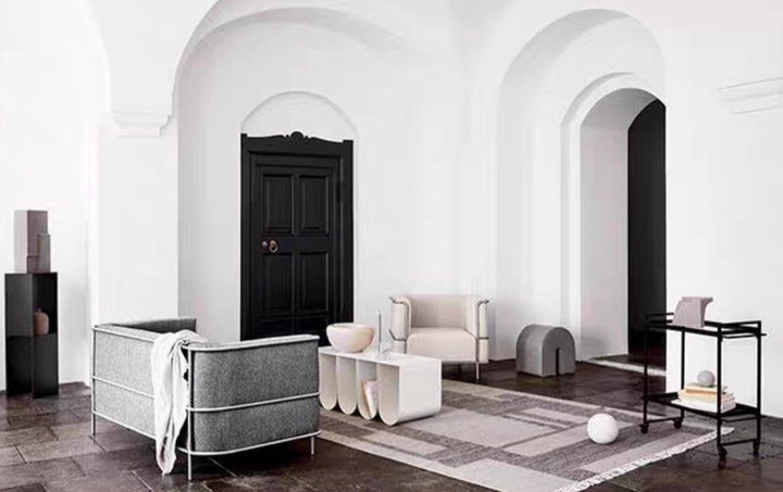 VANDORA Modern Boucle Sofa