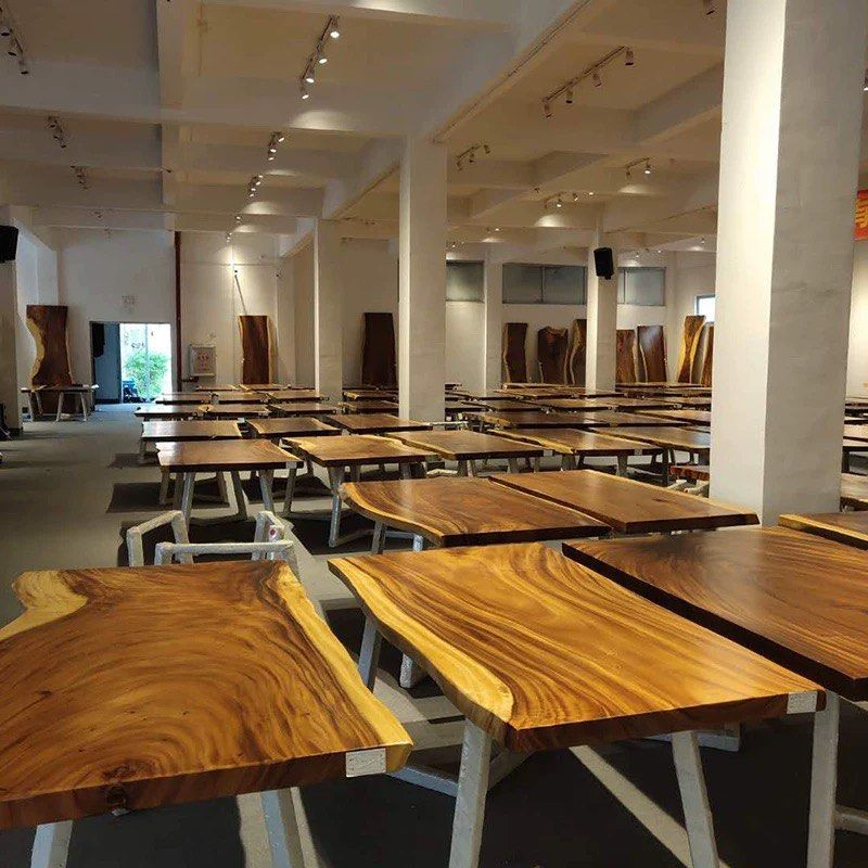 Modern Suar Wood Dining Table Customisation