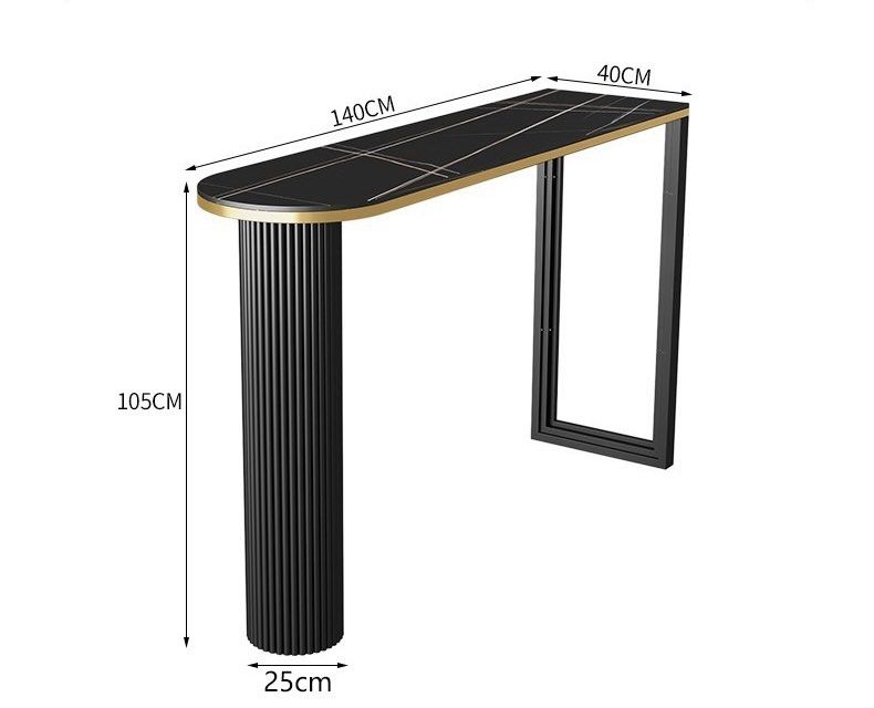 VANCE Modern Sintered Stone Bar Table
