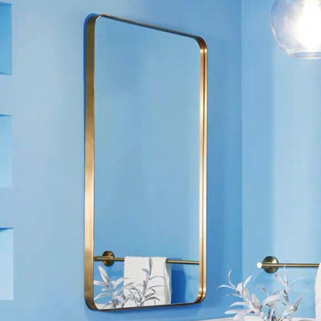 SZE Modern Stainless Steel Wall Mirror
