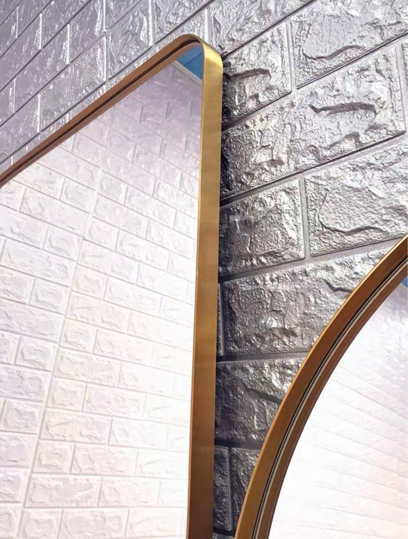 SZE Modern Stainless Steel Wall Mirror