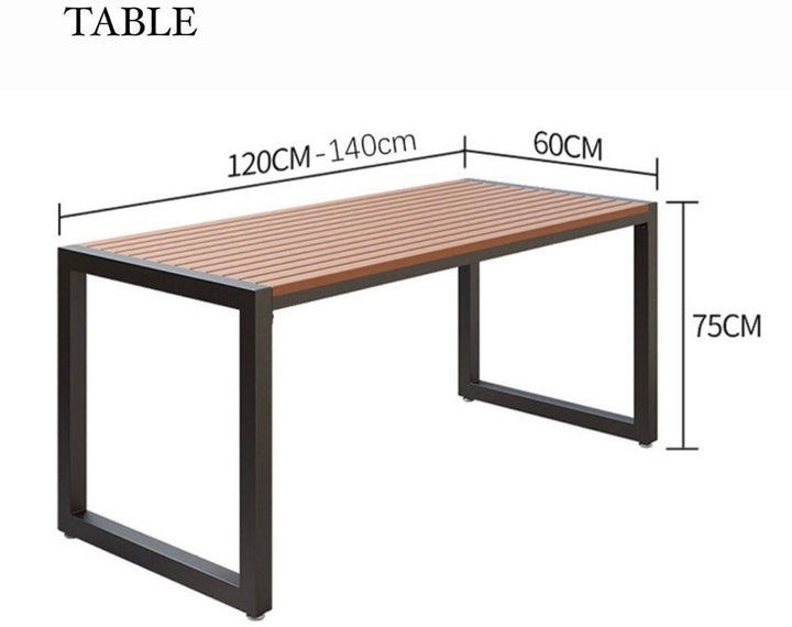 TRICAS Outdoor Modern Dining Table