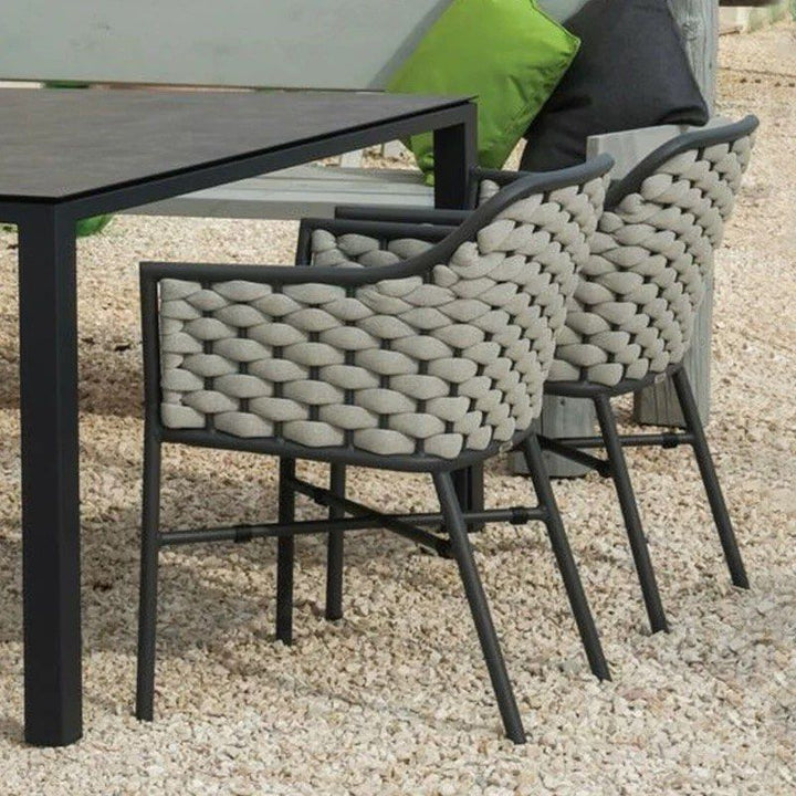 TAGORE Modern Rattan Outdoor Dining Chair - Radical Homes Singapore
