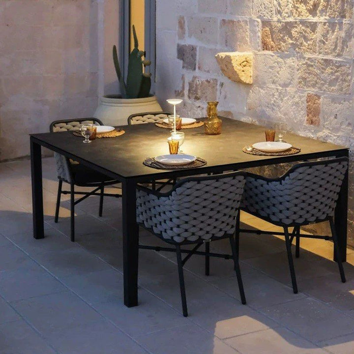 TAGORE Modern Rattan Outdoor Dining Chair - Radical Homes Singapore