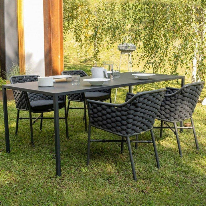 TAGORE Modern Rattan Outdoor Dining Chair - Radical Homes Singapore