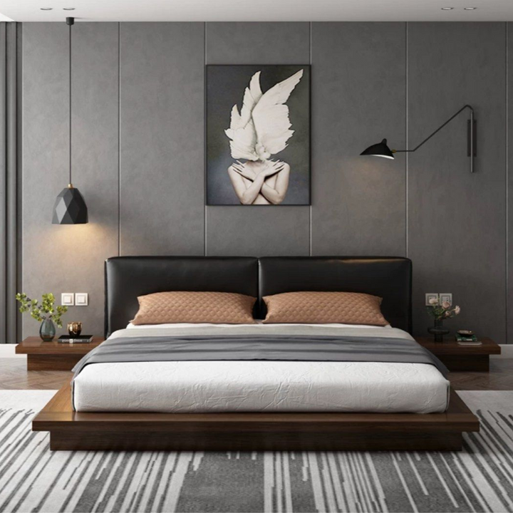 TAVIKA Japandi Platform Bedframe