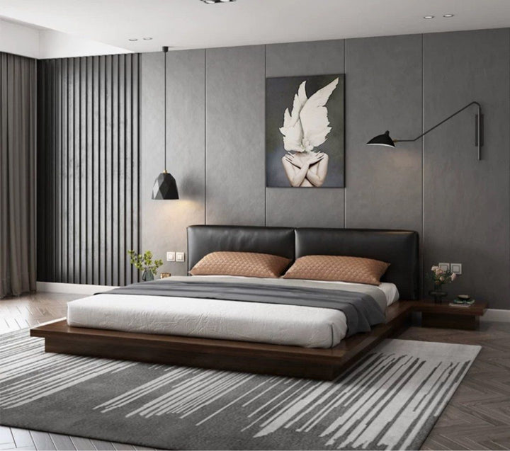 TAVIKA Japandi Platform Bedframe