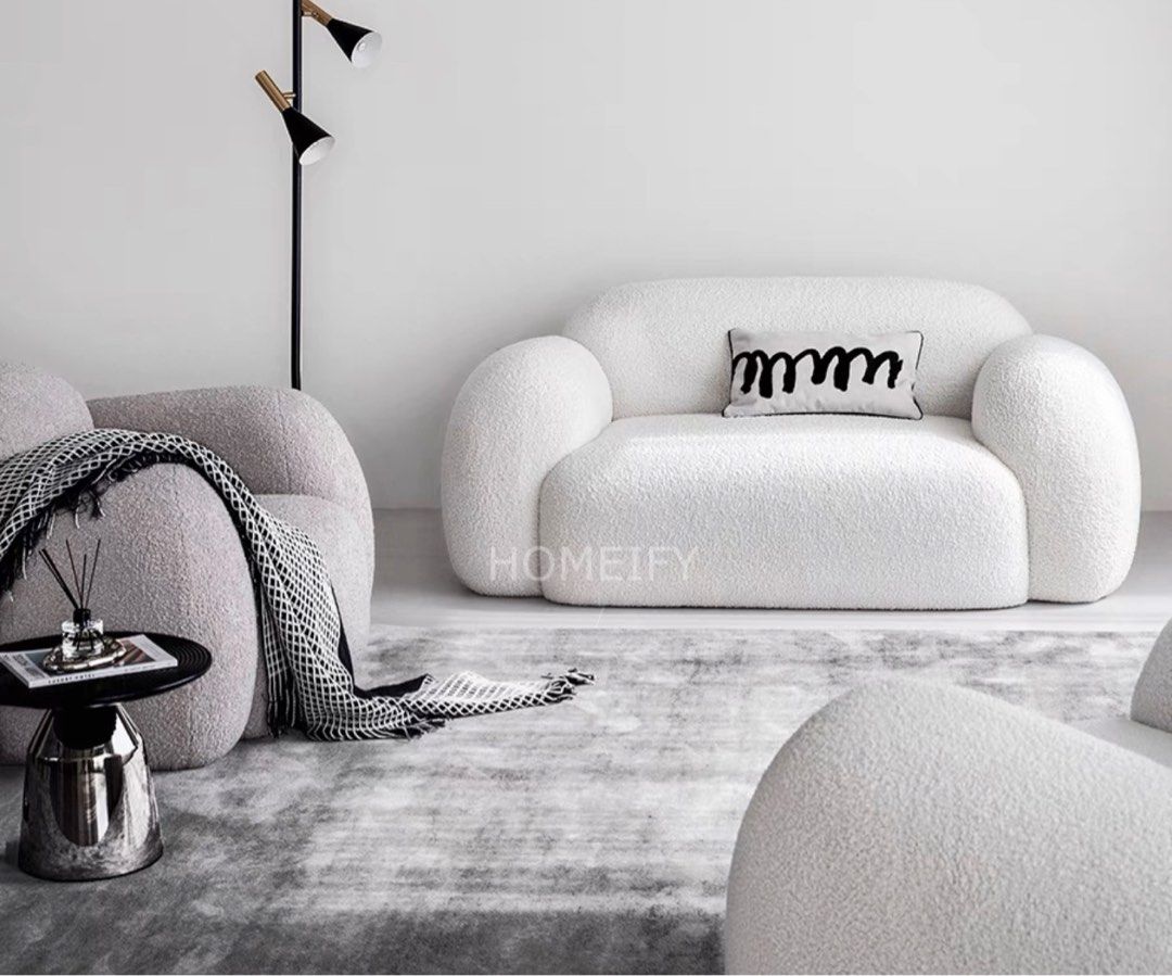 LOVARO Modern Boucle Sofa