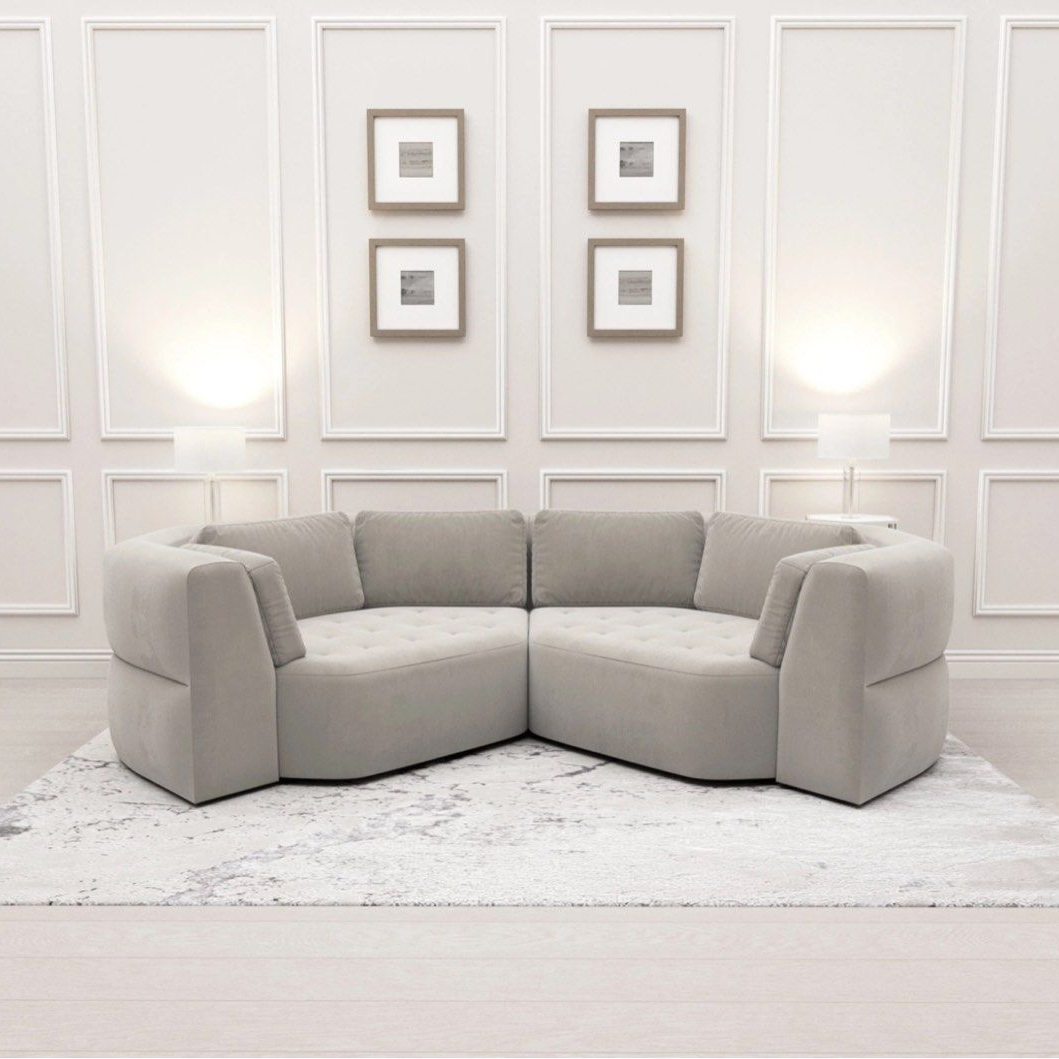 OPTRA Modern Velvet Sofa Daybed