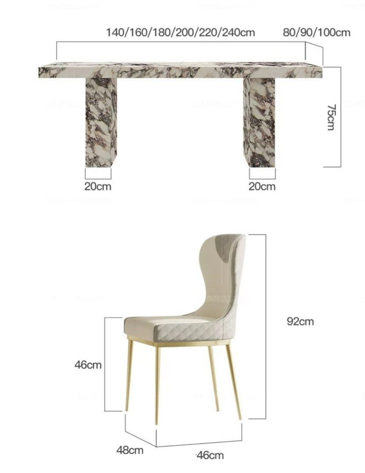 PARRA Modern Marble Dining Table