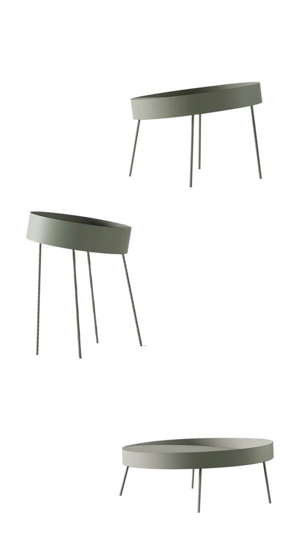 THIRSDAY Metal Coffee Table