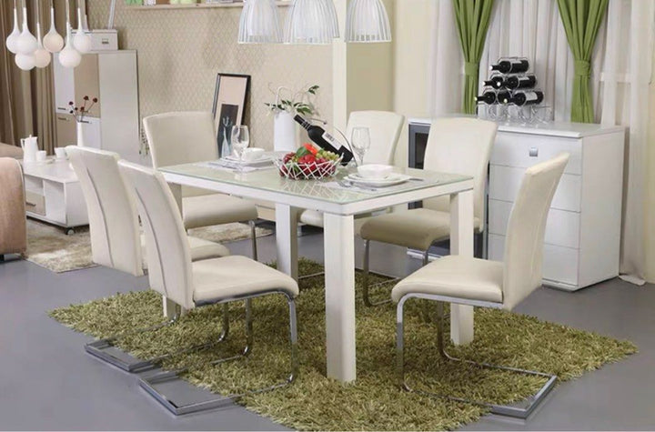 DONNA Minimalistic S Shape Dining Chair - Radical Homes Singapore