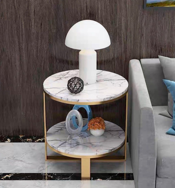 KOWALSKI Modern Marble Round Side Table