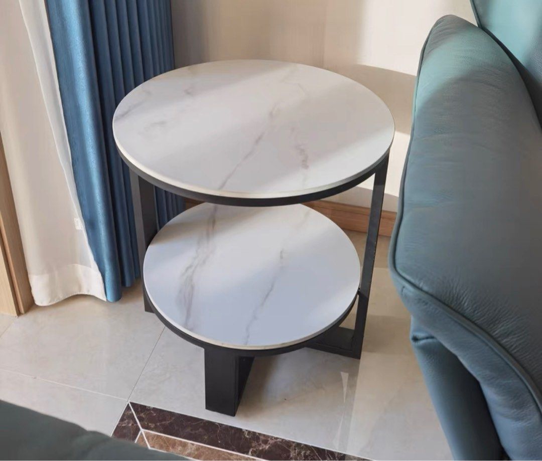 KOWALSKI Modern Marble Round Side Table