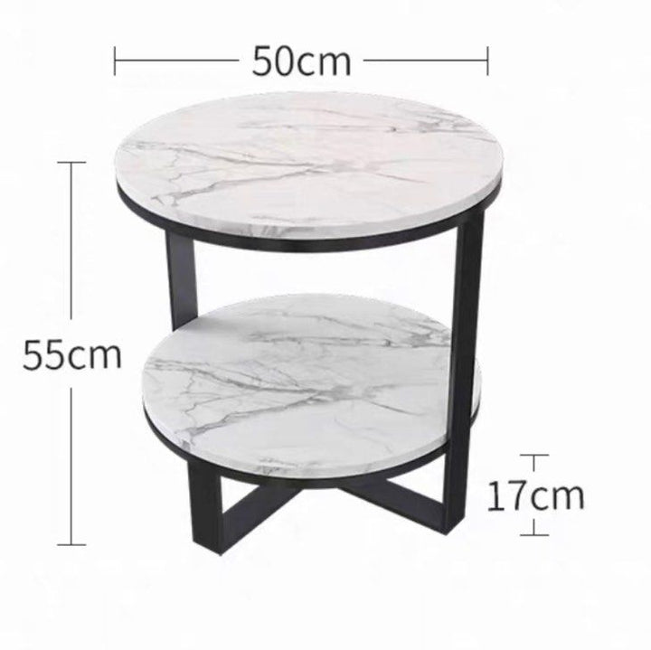 KOWALSKI Modern Marble Round Side Table