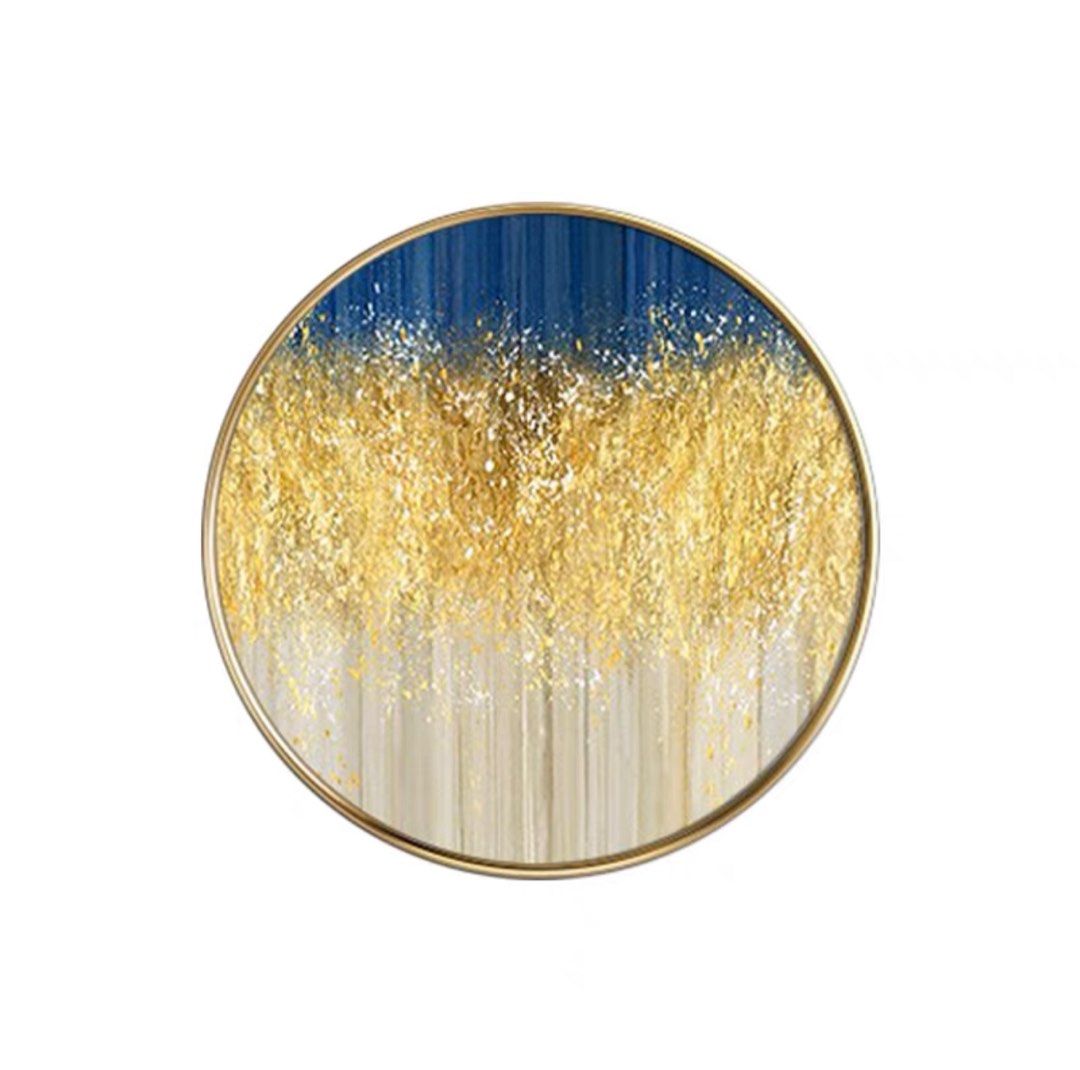 TINA Gold Dust Round Wall Art