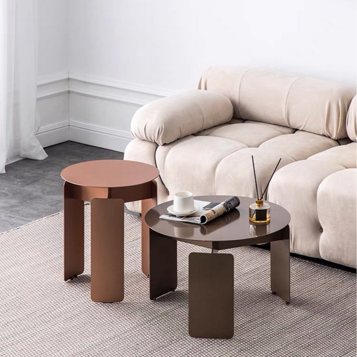 TEODOR Modern Round Coffee Table