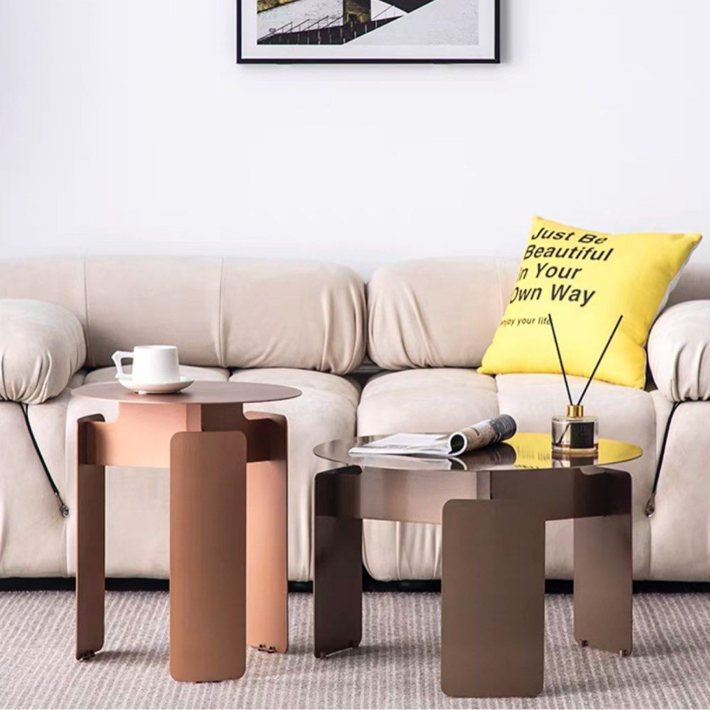 TEODOR Modern Round Coffee Table