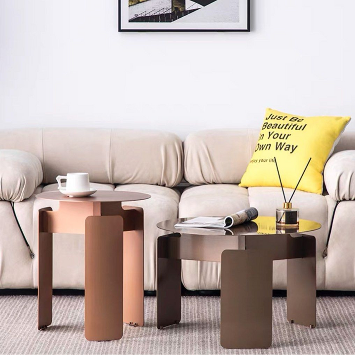 TEODOR Modern Round Coffee Table