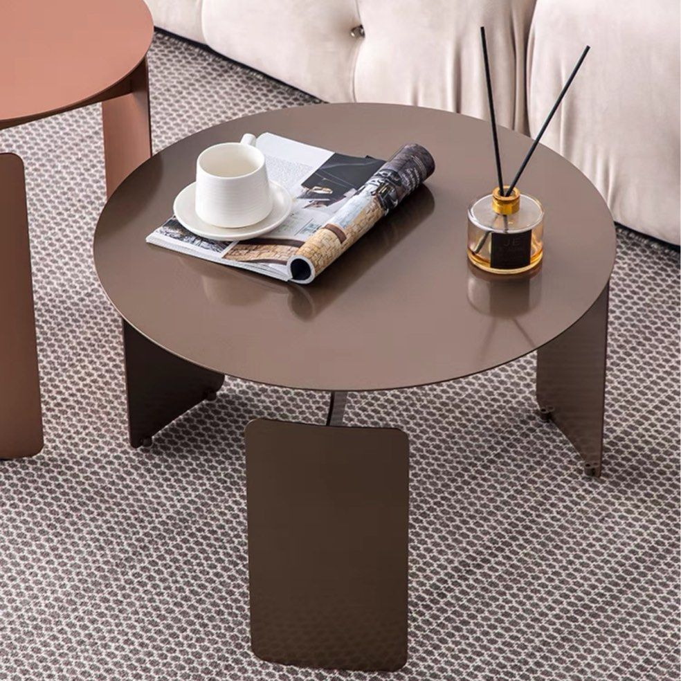 TEODOR Modern Round Coffee Table