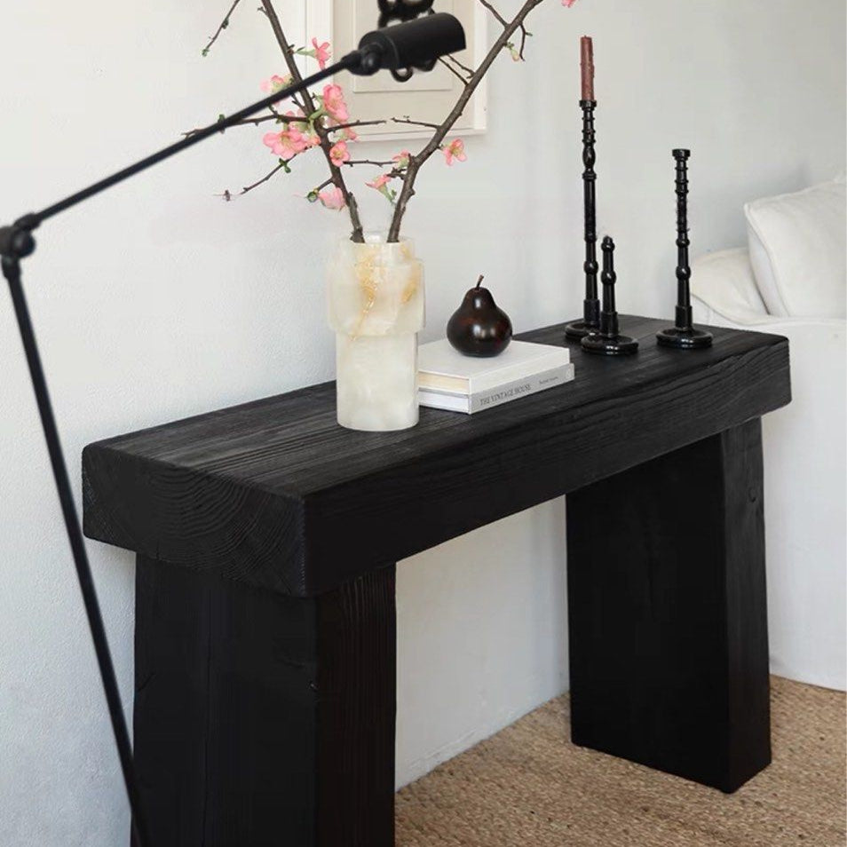 WENDY Rustic Solid Wood Console Table