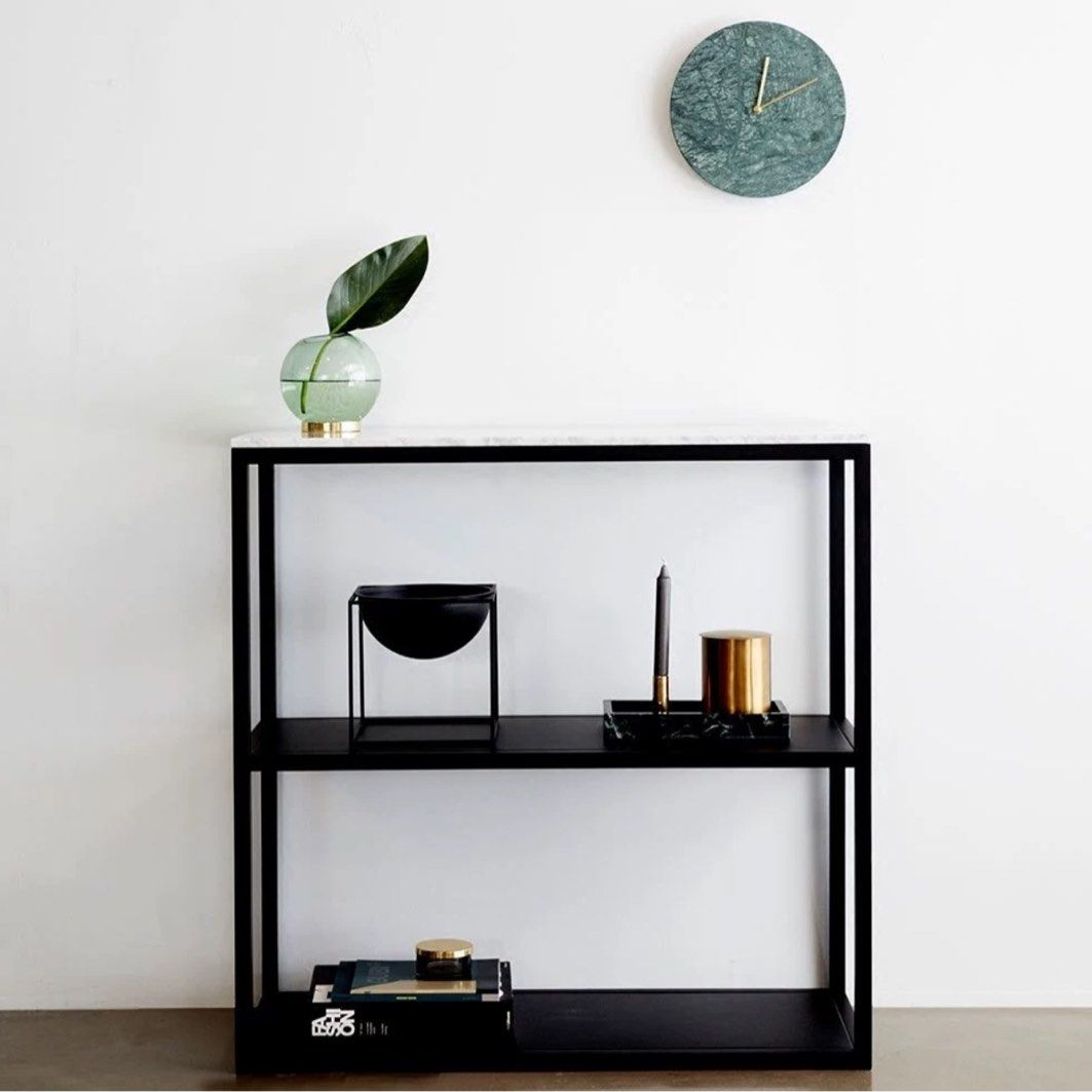 ODETTE Minimalist Marble Console Table